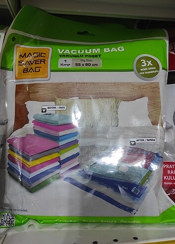 Magic Saver Vacumlu Poşet 55*90 CM