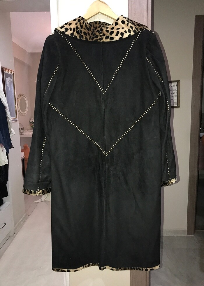 #kadın #palto #kışlık #leopar - Görsel 2