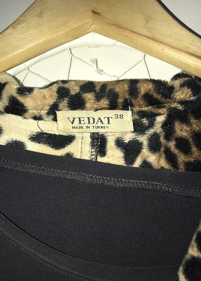 #kadın #palto #kışlık #leopar - Görsel 3