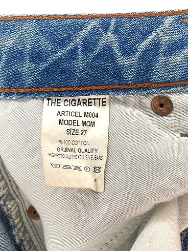 27 Beden mavi Renk PreLoved Jean / Kot %70 İndirimli.