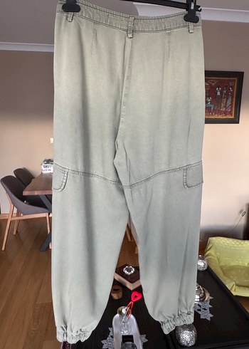 Yeşil Pantolon, Kemerli, Rahat Kesim - Görsel 2