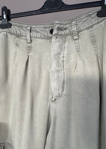 Yeşil Pantolon, Kemerli, Rahat Kesim - Görsel 7