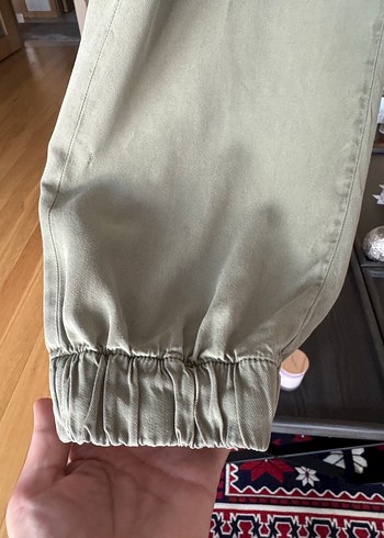 Yeşil Pantolon, Kemerli, Rahat Kesim - Görsel 5