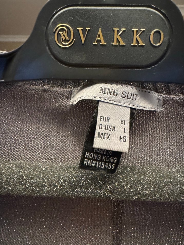 Gri V Yaka Kadın Triko elbise - Görsel 3