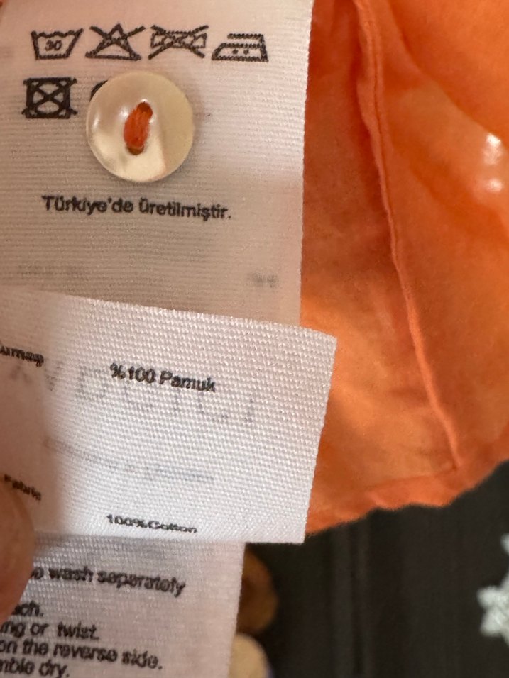 Kolsuz, yargıcı marka somon rengi bluz - Görsel 5