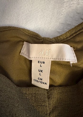 H&M haki crop - Görsel 3