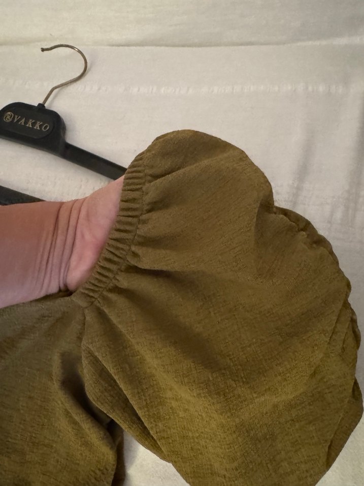 H&M haki crop - Görsel 4