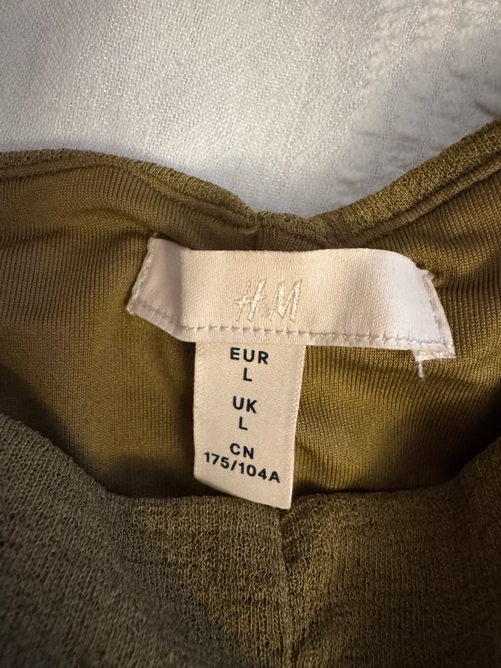 H&M haki crop - Görsel 3