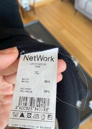 Siyah Midi triko Elbise - Görsel 6