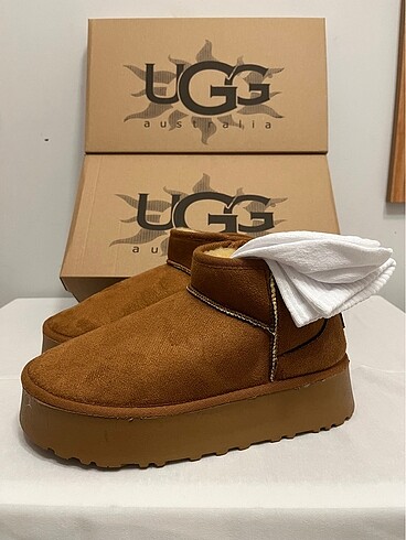 Ugg BAYAN BOT BEYAZ ÇORAP HEDİYE ????