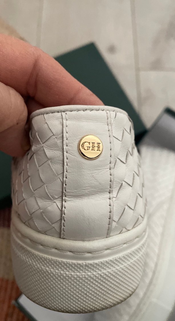 George hogg orginal beyaz  Deri Platform Kadın Spor Ayakkab - Görsel 5