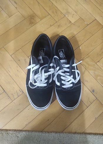 38 Beden siyah Renk Siyah Kadın vans platform