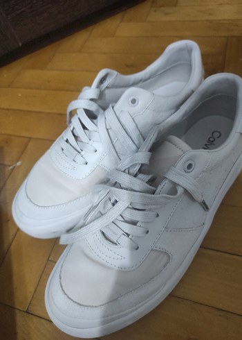38 Beden beyaz Renk Calvin Klein Bej rengi vulc lace up modeli