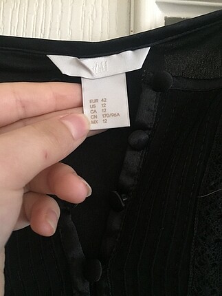 xl Beden H&M tül siyah elbise