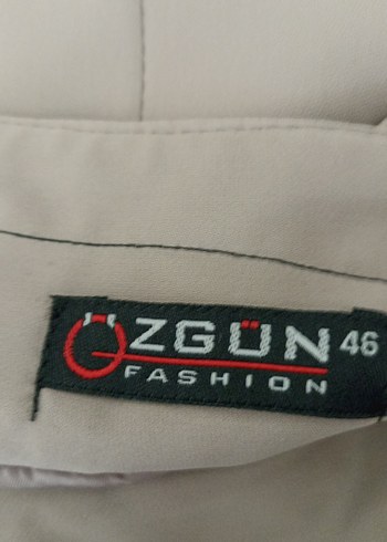 46 Beden Bej Piliseli uzun Kadın, kumaş ,Etek