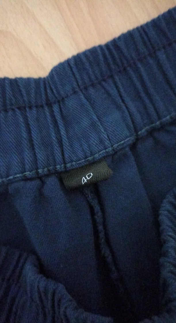 Kadın Lacivert Geniş Paça Pantolon - Görsel 4