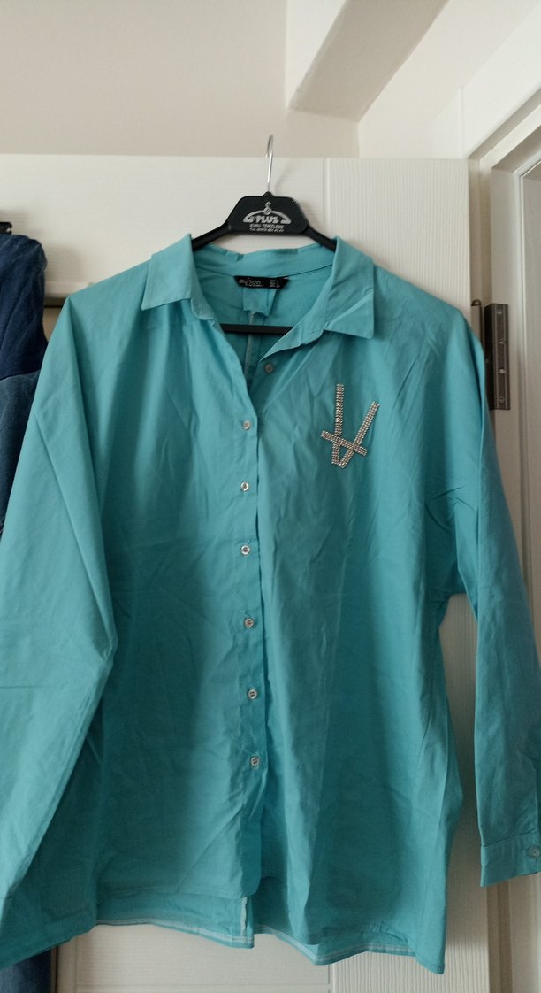 kot, uzun etek mavi taşlı gömlek ikisinin fiyatı - Görsel 3