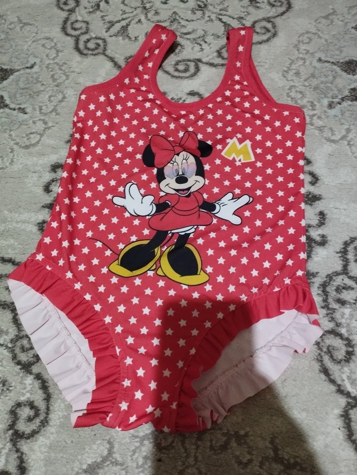 Kız Çocuk Kırmızı mayo - Görsel 2