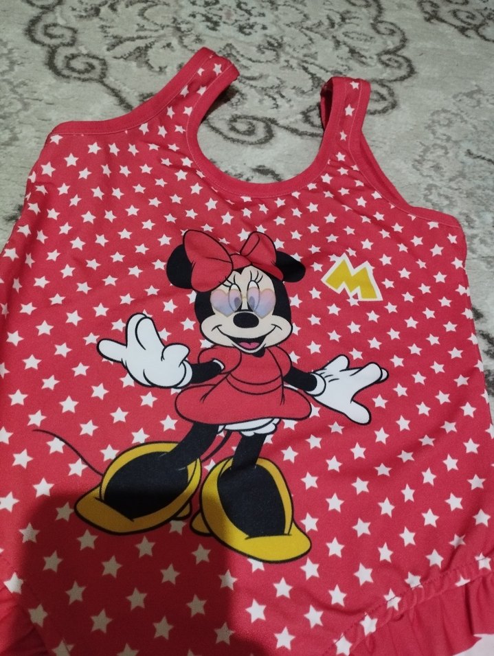 Kız Çocuk Kırmızı mayo - Görsel 4