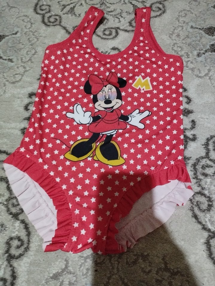 Kız Çocuk Kırmızı mayo - Görsel 3