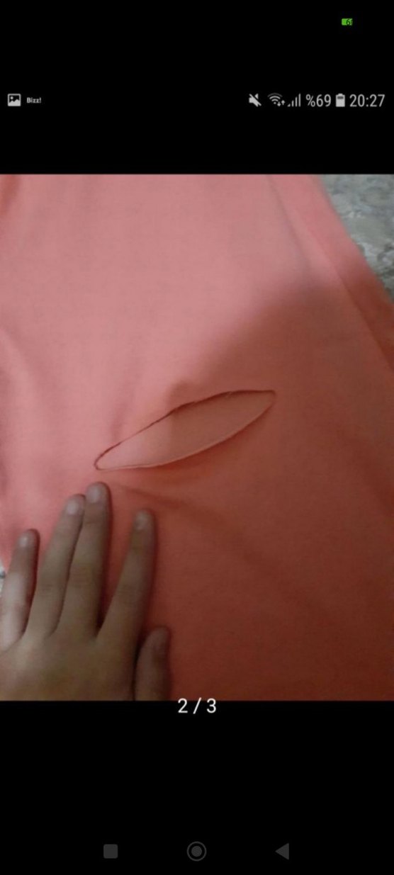 Pembe Midi Kadın Pamuk Kumaş Pantolon - Görsel 3