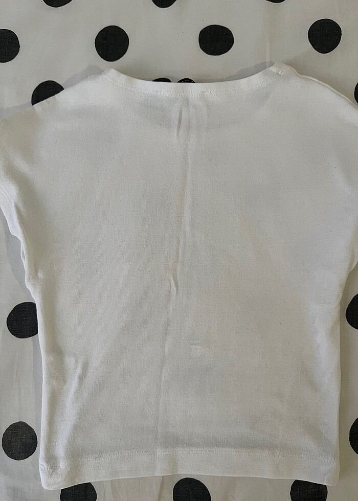 Zara 36 beden beyaz crop üst - Görsel 2