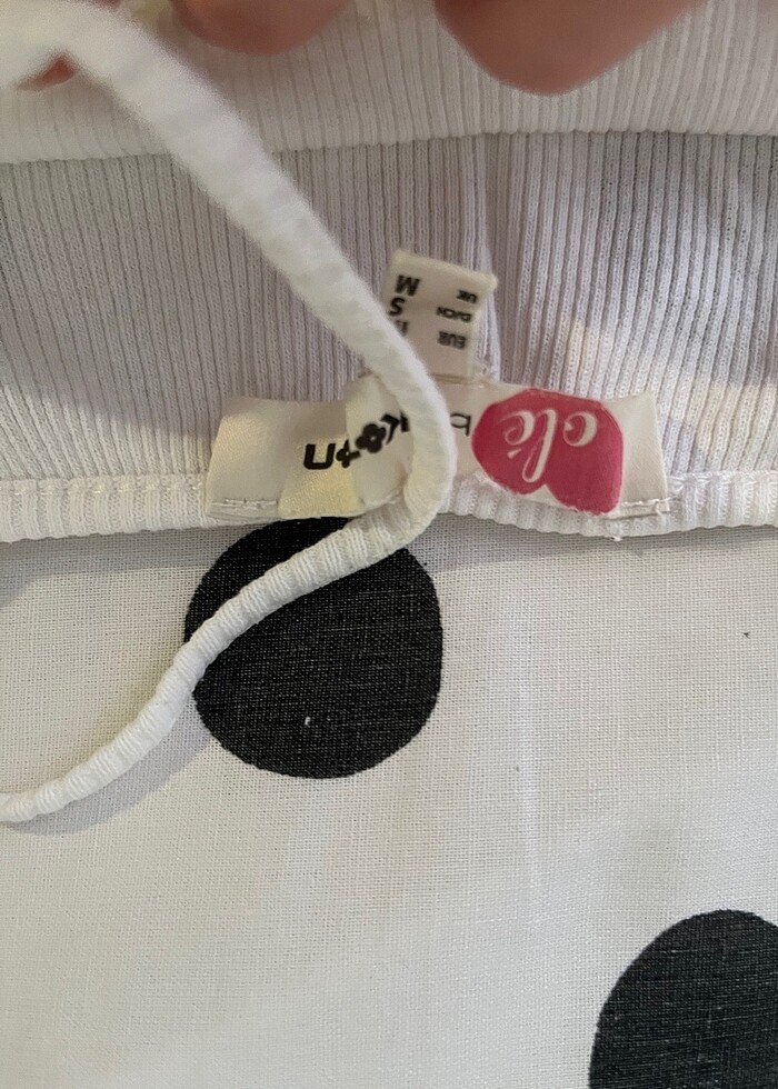 Koton m beden askılı beyaz üst - Görsel 3