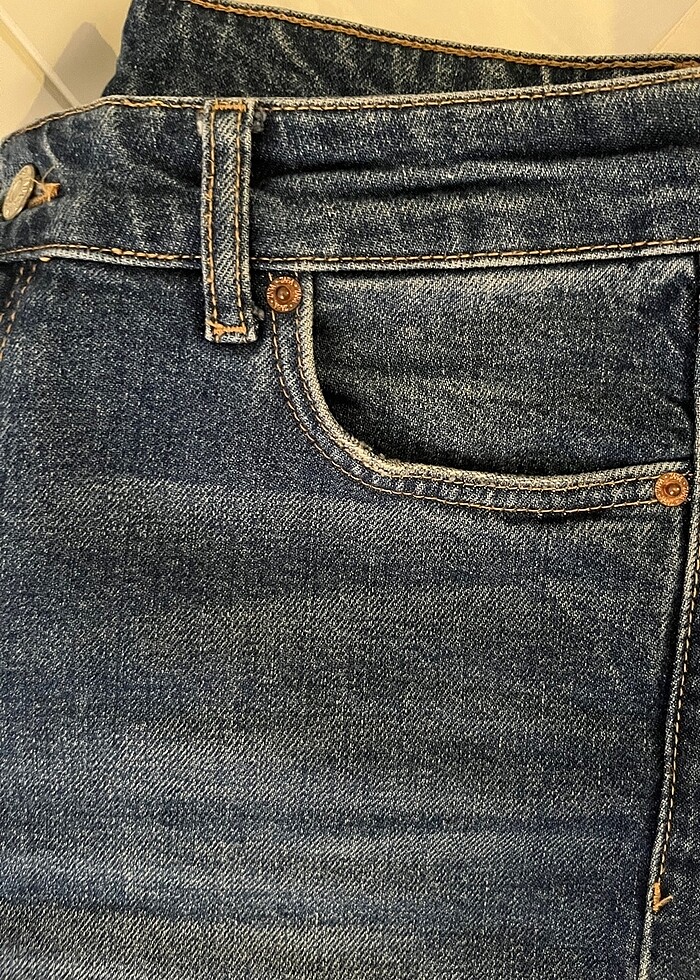Zara 38 beden düşük bel jean - Görsel 3