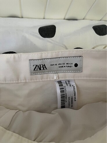Zara 34 beden krem kumaş pantolon - Görsel 5