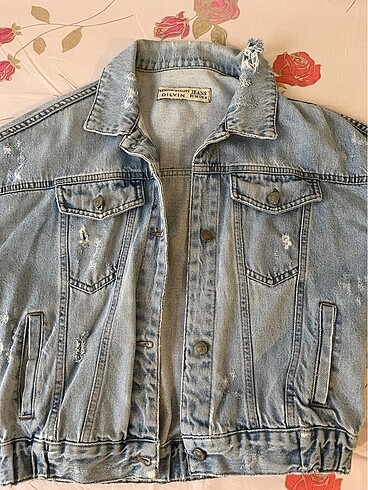 Dilvin 36 beden kot ceket - Görsel 5