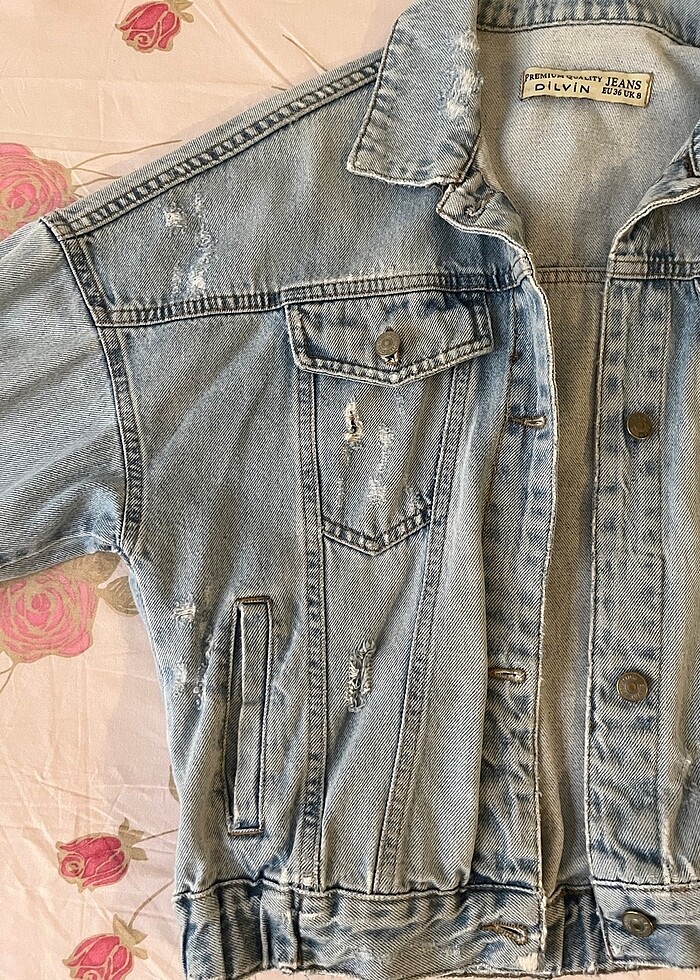 Dilvin 36 beden kot ceket - Görsel 2