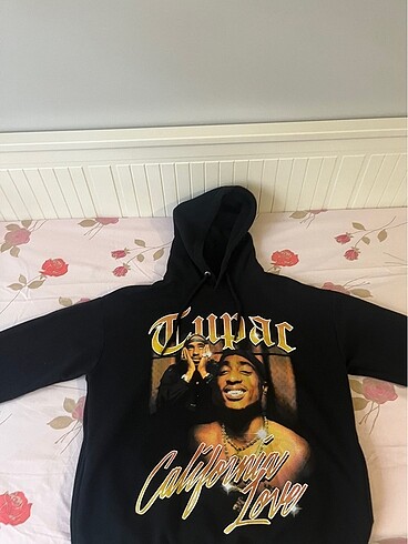 38 beden Tupac oversize sweatshirt