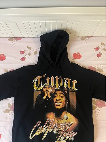 Pull and Bear 38 beden Tupac oversize sweatshirt