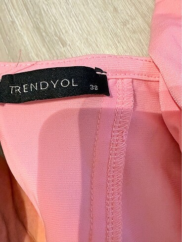 38 Beden toz pembe crop