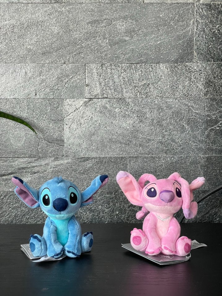 Disney Mavi Stitch omuz üstü mıknatıslı Peluş Oyuncak - Görsel 4