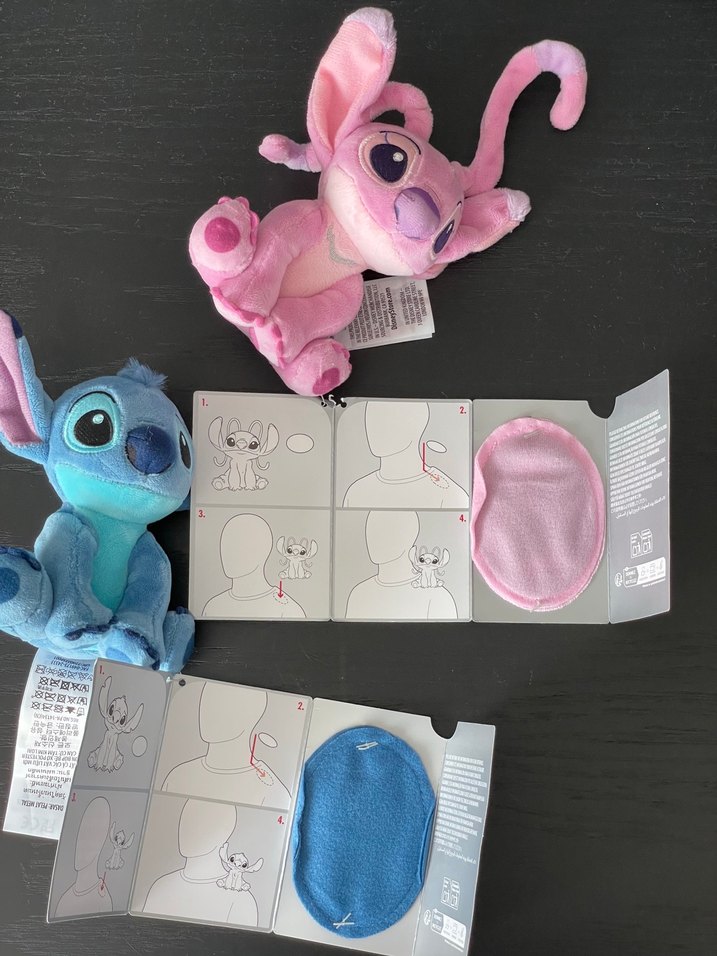 Disney Mavi Stitch omuz üstü mıknatıslı Peluş Oyuncak - Görsel 3