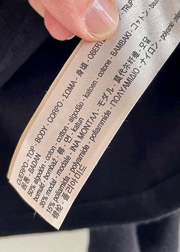 Massimo Dutti dantel detaylı ince triko - Görsel 4