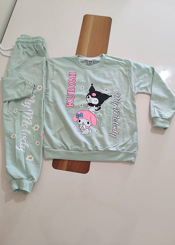 kuromi ve my melody baskılı takım