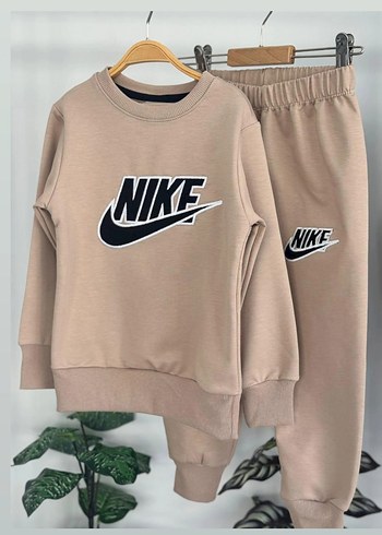 Nike Erkek Çocuk Kahverengi Rahat Eşofman Takımı