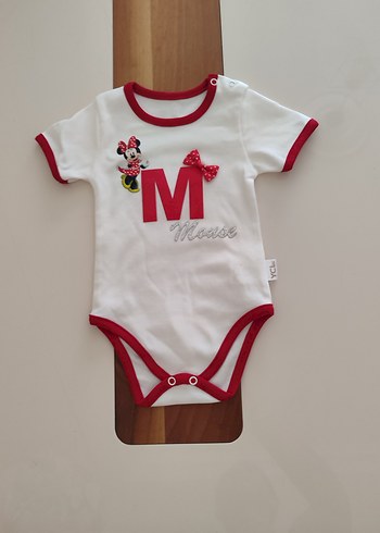Diğer Minnie mouse baskılı etekli bebek takımı