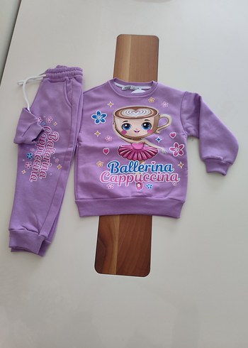 ballerına cappucino baskılı takım - Görsel 2