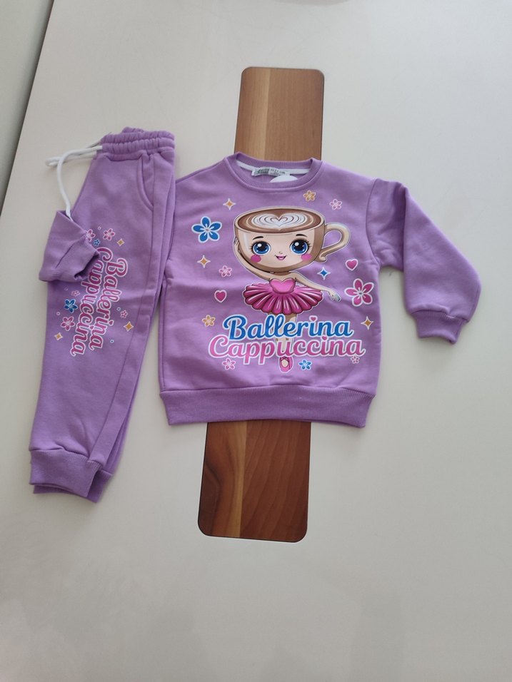 ballerına cappucino baskılı takım - Görsel 2