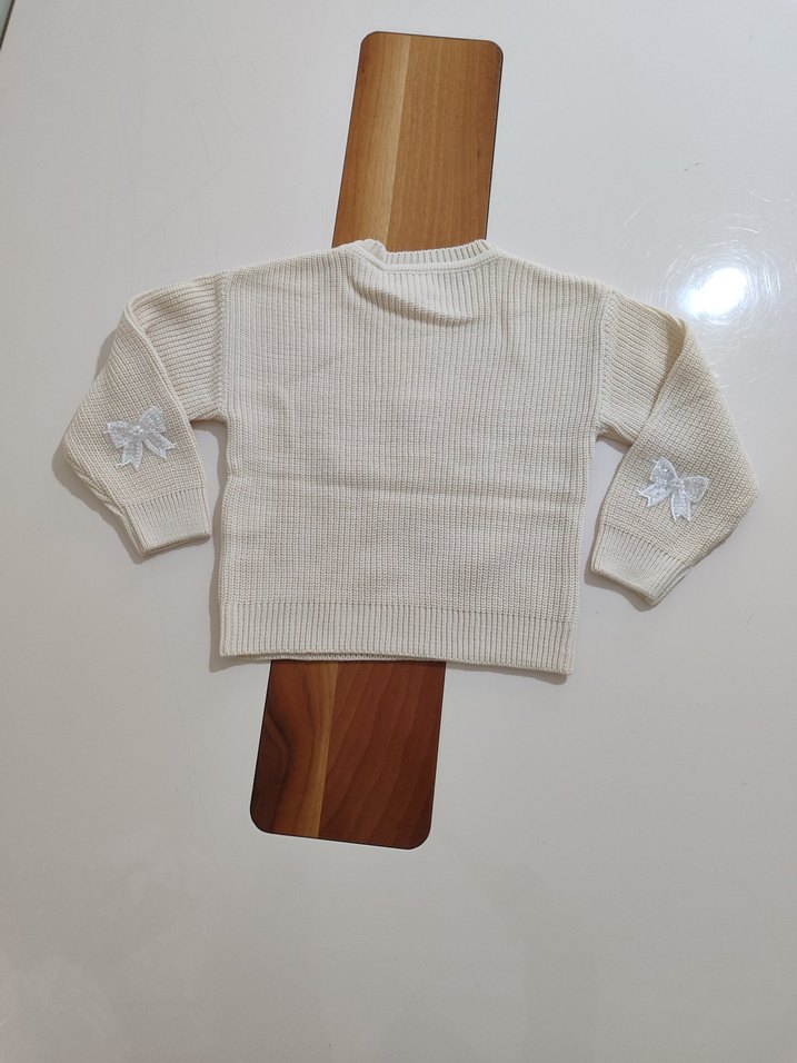 kurdela işlemeli triko takım - Görsel 4