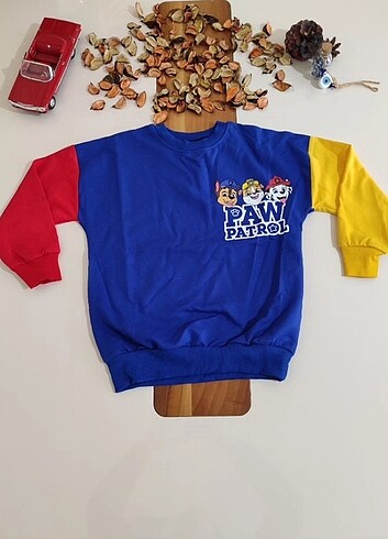 7 Yaş Beden Pawpatrol baskılı takım