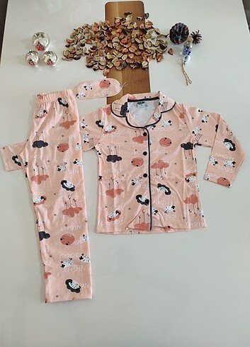 Diğer Good bnnight yazılı pijama takımı