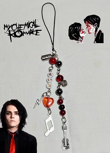 MCR Telefon Charm İp Süs 