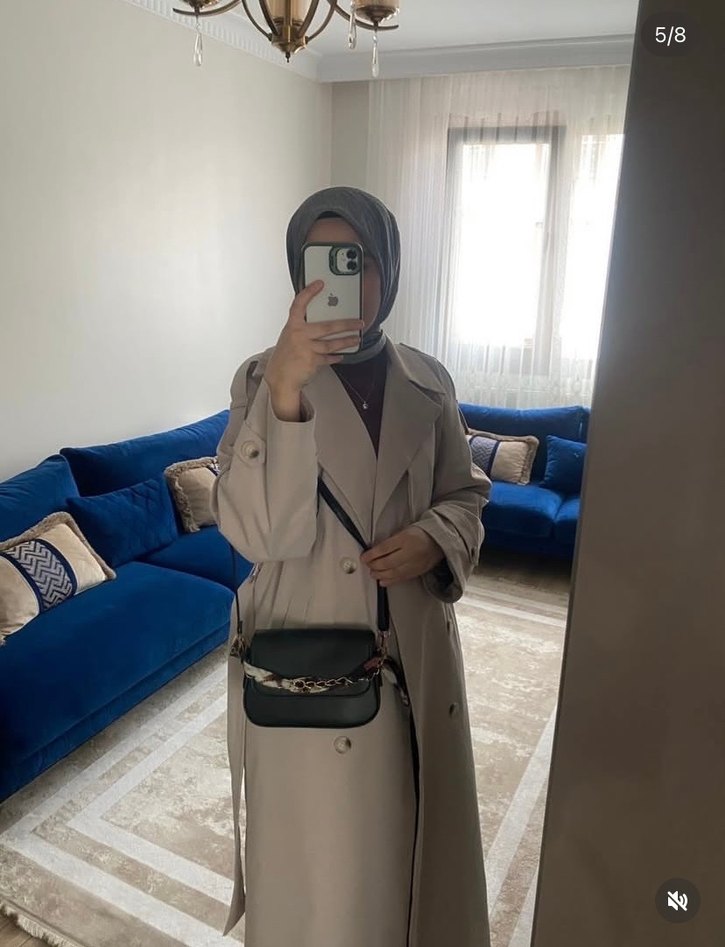 Kadın Zincir Detaylı Beyaz Deri Çanta - Görsel 3