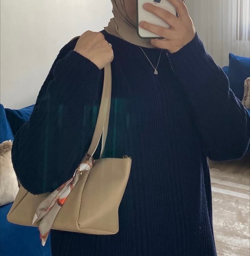 Bej Baskılı Kadın Omuz Çantası - Görsel 2