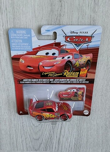  Beden Renk Disney Pixar Cars (LIGHTNING MCQUEEN WITH RUSTEZE SIGN)