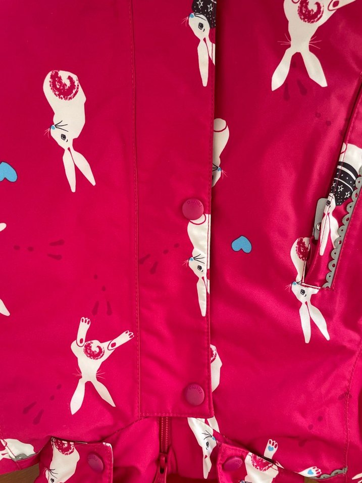 Kürklü Kapüşonlu Kız Bebek Pembe Tulum 18-24 ay - Görsel 5